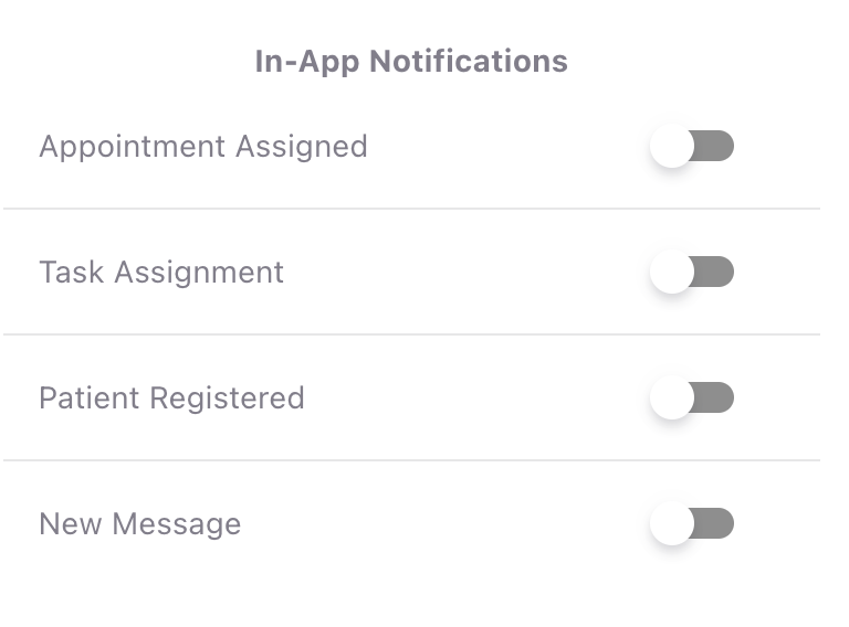 Notification Settings